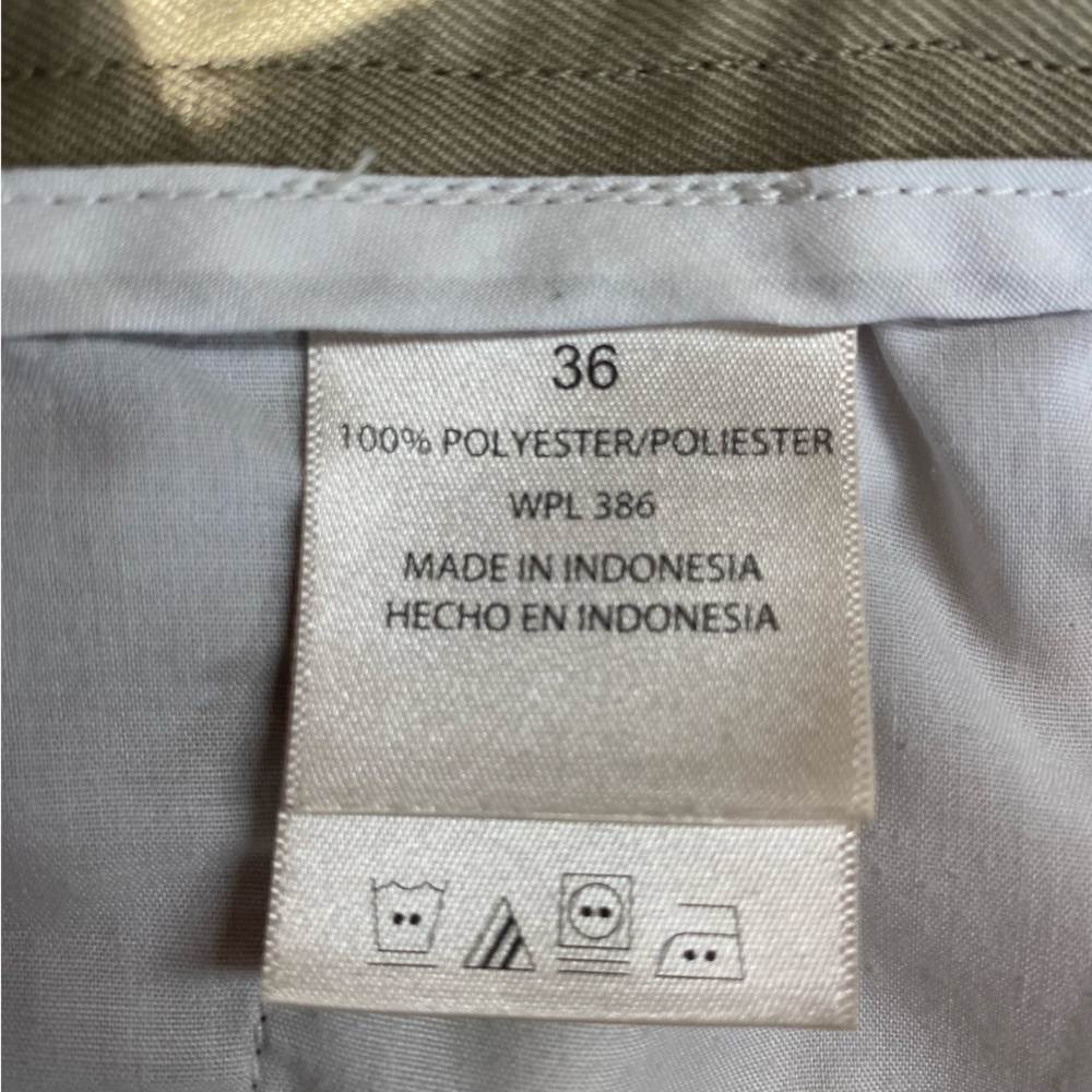 Haggar Pleated Men's Tan Shorts 36W - Picture 5 of 5